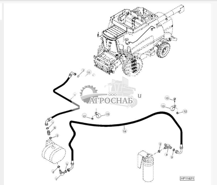 Reel Pump Hydraulic Hoses 